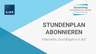 Stundenplan abonnieren [upl. by Poland]