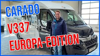 Carado V 337 Europa Edition Modell 2021  der kompakte Einzelbetten Van mit nur 665m [upl. by Hutchings298]