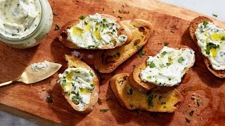 Homemade Cheese Spread With Garlic and Herbs [upl. by Klug546]