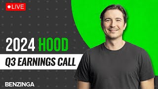 🔴WATCH LIVE Robinhood Markets Q3 2024 Earnings Call  HOOD [upl. by Itsud]