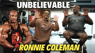 Training with Ronnie Coleman Legend of Bodybuilding  Unbelievable  Yatinder Singh [upl. by Aennil102]