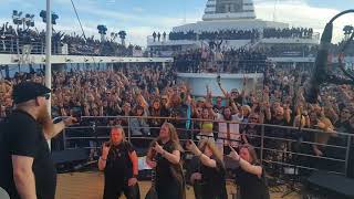 ORDEN OGAN at FULL METAL CRUISE 2018  finale [upl. by Suivatnom794]