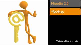 Backup in Moodle 20 [upl. by Dnaletak678]