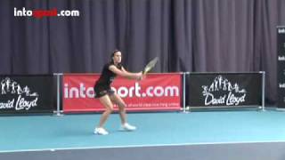 Tennis Forehand Basic Technique [upl. by Ainnet]