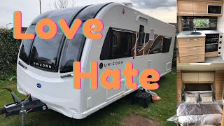 Bailey Unicorn 5 Cabrera Caravan Review 6 Months  2500 Miles [upl. by Evadnee]