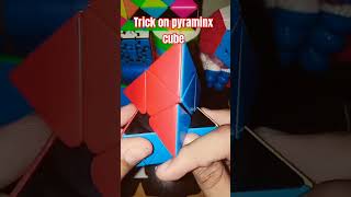 Trick on pyraminxtrendingshorts rubikscube viralshort cubingTechnoGamerzOfficial [upl. by Oaks]