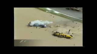 A1 Ring but quotthere is Francesco Virgoliniquot  2002 Austrian GP HeidfeldSato Crash [upl. by Marcello]