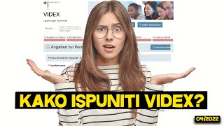 Kako ispuniti VIDEX Zahtjev za izdavanje vize  BiH Srbija [upl. by Magnolia]