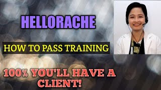 HELLORACHE TRAINING TIPS [upl. by Yattirb674]