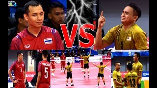 Sepak Takraw  Thailand VS Malaysia  Asian Games 2018  Intense Battle  1st Regu [upl. by Atileda]