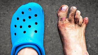 I Ran a Marathon in Crocs [upl. by Okihsoy719]