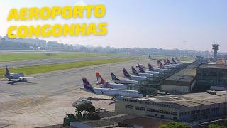 1 SBSP LIVE  CGH AIRPORT  AEROPORTO DE SÃO PAULO CONGONHAS  CÂMERA 24H FULL ATC [upl. by Amin]