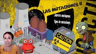 Las mutaciones Parte II Agentes mutágenos y efectos de las mutaciones  Genética  BioESOsfera [upl. by Elmer]