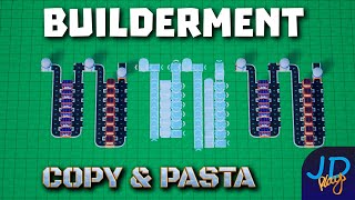 Copy amp Pasteable designs 🔨 Builderment 🧱 EP3 🌳 Lets Play Walkthrough Tutorial [upl. by Eelrahc223]