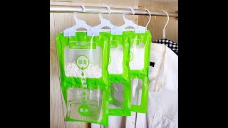 Absorbent dehumidification bag hanging moistureproof moisture absorption bag [upl. by Meeks522]