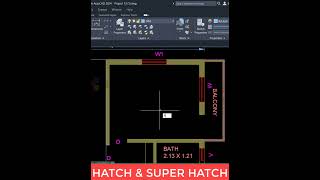 How to use Super Hatch in AutoCAD  AutoCAD Tutorial [upl. by Havener]