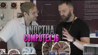 Noctuas 20cm Fan  More  Computex 2016 [upl. by Docila521]