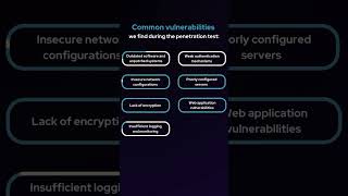 9 Common Vulnerabilities We Can Find During a Penetration Test [upl. by Ydnac]