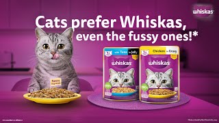 WHISKAS  Cats Prefer Whiskas even the fussy ones [upl. by Novehs202]