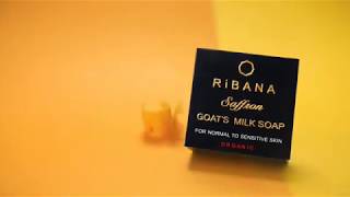 Saffron Goats Milk Soap by RiBANA Organic [upl. by Latsyrcal]