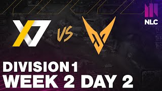 NLC 2022  Summer Split  Division 1  Week 2  Day 4  X7 Esports vs Vanir [upl. by Lisab280]