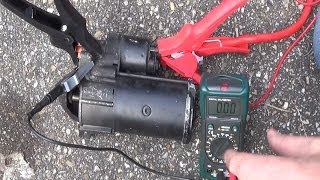 How to test your starter motor amp solenoid  Starter troubleshooting [upl. by Esaertal546]