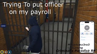 Trying To put officer on my payroll gta5 funny gta [upl. by Pauletta]