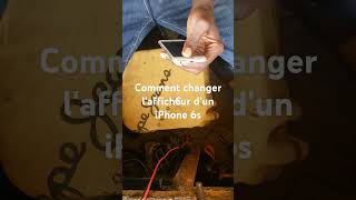 comment changer lafficheur dun iPhone 6s chez vous reparation tutorial repair smartphone [upl. by Atikaj]