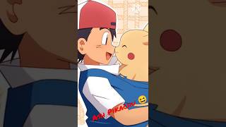 ash or Pikachu 😘animetrendPokemonIndonesiaOfficial [upl. by Eintihw]