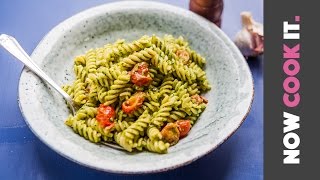 Speedy Pesto Pasta Recipe  Now Cook It [upl. by Stephanus]