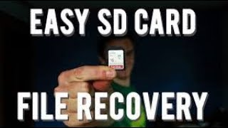 How to Recover Deleted Files from SD Card for FREE  Recover Deleted Photos  SD Card Recovery 2019 [upl. by Tebzil]