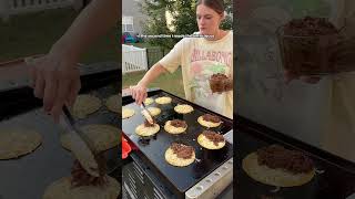 Anyone else 😆 blackstone blackstonegriddle outdoorcooking birriatacos dinnerideas fail mom [upl. by Baudoin]