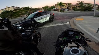 Ninja H2 amp Ducati V4S Get Busted [upl. by Kira]