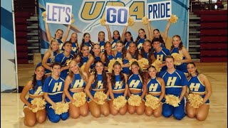 UDA College Camp Game Day  Hofstra University Dance Team [upl. by Eigger]