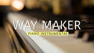 WAY MAKER  MILAGROSO ABRES CAMINO  Sinach Piano Instrumental  Romina Fernández [upl. by Betteann]