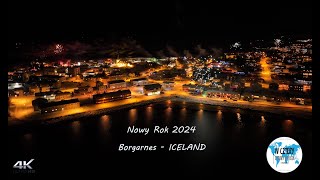 New Year 2024  Borgarnes  ICELAND [upl. by Abramo190]