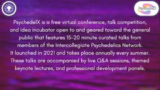 PsychedelX 2023 Psychedelic Research Center Series [upl. by Pearson]