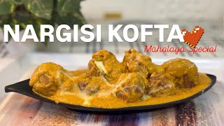 Nargisi Kofta  Chola Daal Paneer  Mahalaya Special Veg Dish [upl. by Akira537]