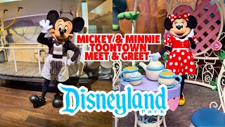 Mickey and Minnie Mouse Meet and Greet in Mickey’s Toontown at Disneyland [upl. by Thacker]