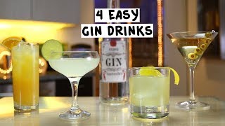 Four Easy Gin Drinks [upl. by Weston]