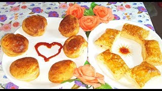 Wewalkas Puff Pastry  Meat Stuffed Puff Pastry  Flaky Biscuit Recipe  SamSum Vlogger [upl. by Seuqramed]