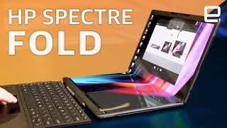 A sneak peek at HP’s first 3in1 laptop with a flexible display the Spectre Fold [upl. by Lau420]