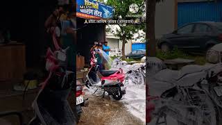 shorts या व्यावसायिक मुलांन आपल्या कामाच्या जोरावर सर्वांची मने जिंकली All vehicles washing centre [upl. by Arik]