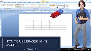 How to use eraser in ms word  eraser in word  eraser in ms word [upl. by Ahsimin]