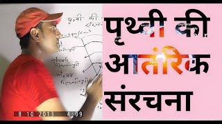 पृथ्वी की आतंरिक संरचना [upl. by Ahsiatal]