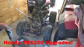 1985 Honda TRX250 Carb air filter upgrade Project needs completion [upl. by Noreg217]