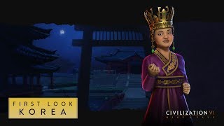 Civilization VI Rise and Fall – First Look Korea [upl. by Kaz]