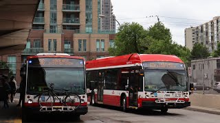 Full Ride TTC Route 60A Steeles West on 2023 NovaBus LFS HEV 7066 [upl. by Lattonia]