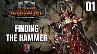 FINDING THE HAMMER  Harald Hammerstorm amp Archaon  Total War Warhammer 3 Warriors of Chaos  Ep 1 [upl. by Halivah]