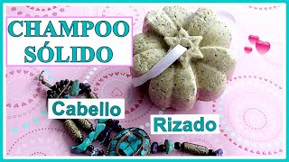 💚❤️ CHAMPÚ SÓLIDO Casero CABELLO RIZADO Tutorial ANTIFRIZZ [upl. by Henry]